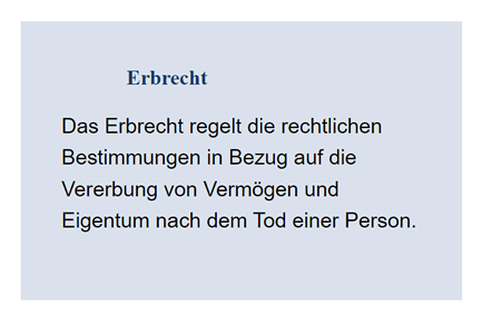 Erbrecht 